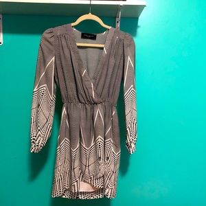 Akira Chicago Size Small Layered Wrap Dress